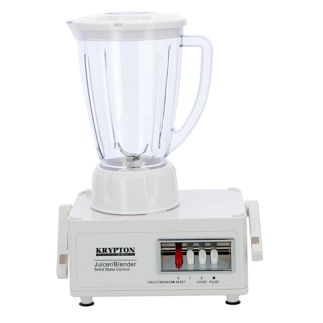 Krypton 600W four-in-one juicer and food processor, front view