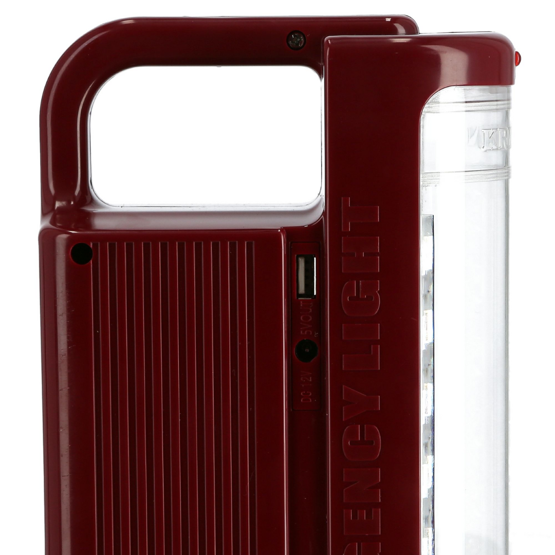 Krypton Rechargeable LED Lantern Long-Lasting Emergency & Outdoor Light - Red Rhino