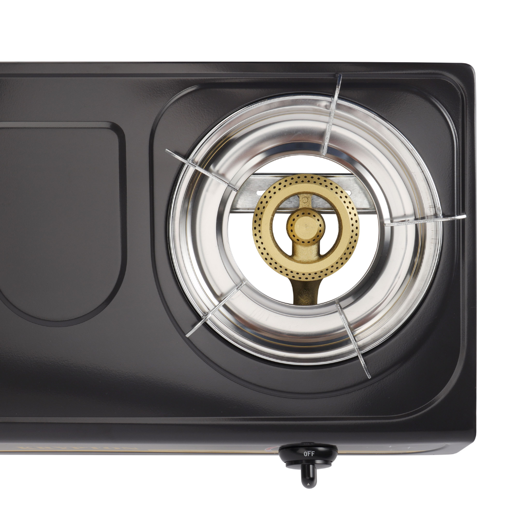 Krypton gas cooker, control-knob detail