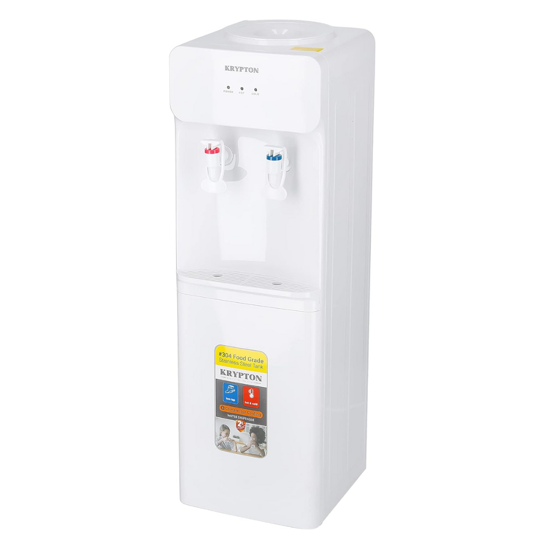 Krypton Standing Water Dispenser Hot & Cold Function, White