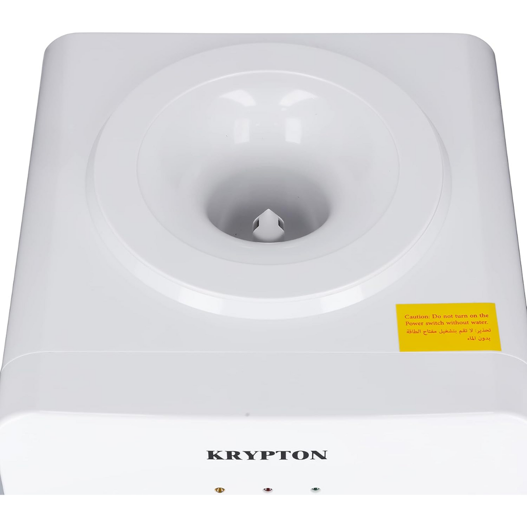 Krypton Standing Water Dispenser Hot & Cold Function, White