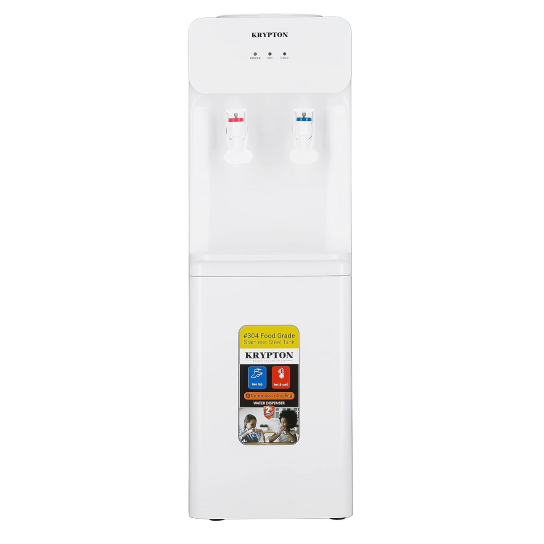 Krypton Standing Water Dispenser Hot & Cold Function, White