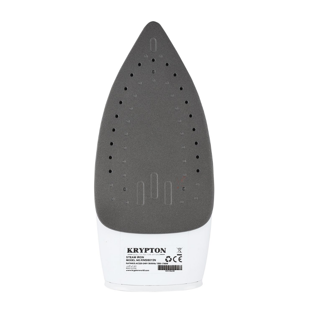 Krypton steam iron, soleplate detail