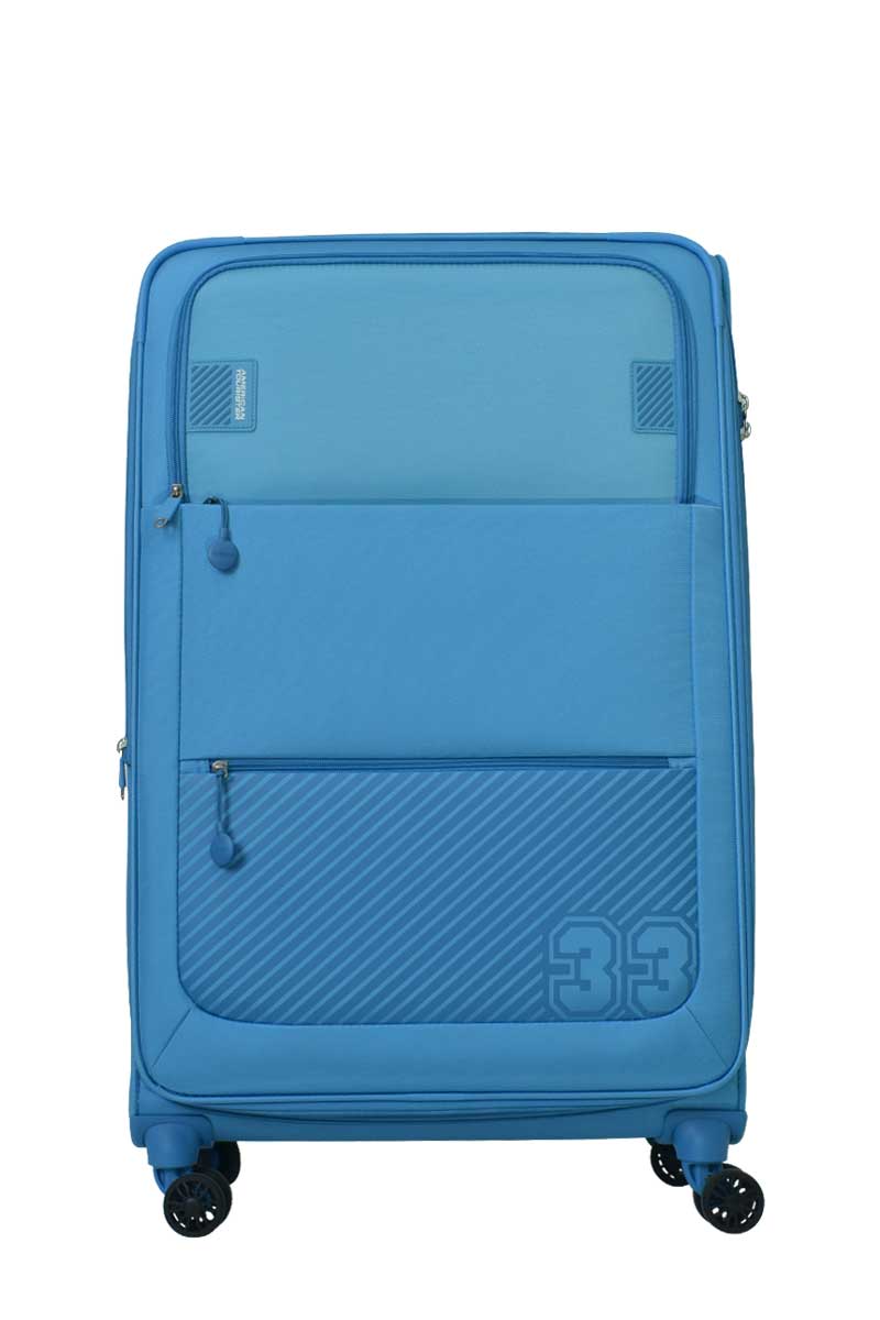 American Tourister Majoris+ 83 cm — Sporty Blue Large Suitcase