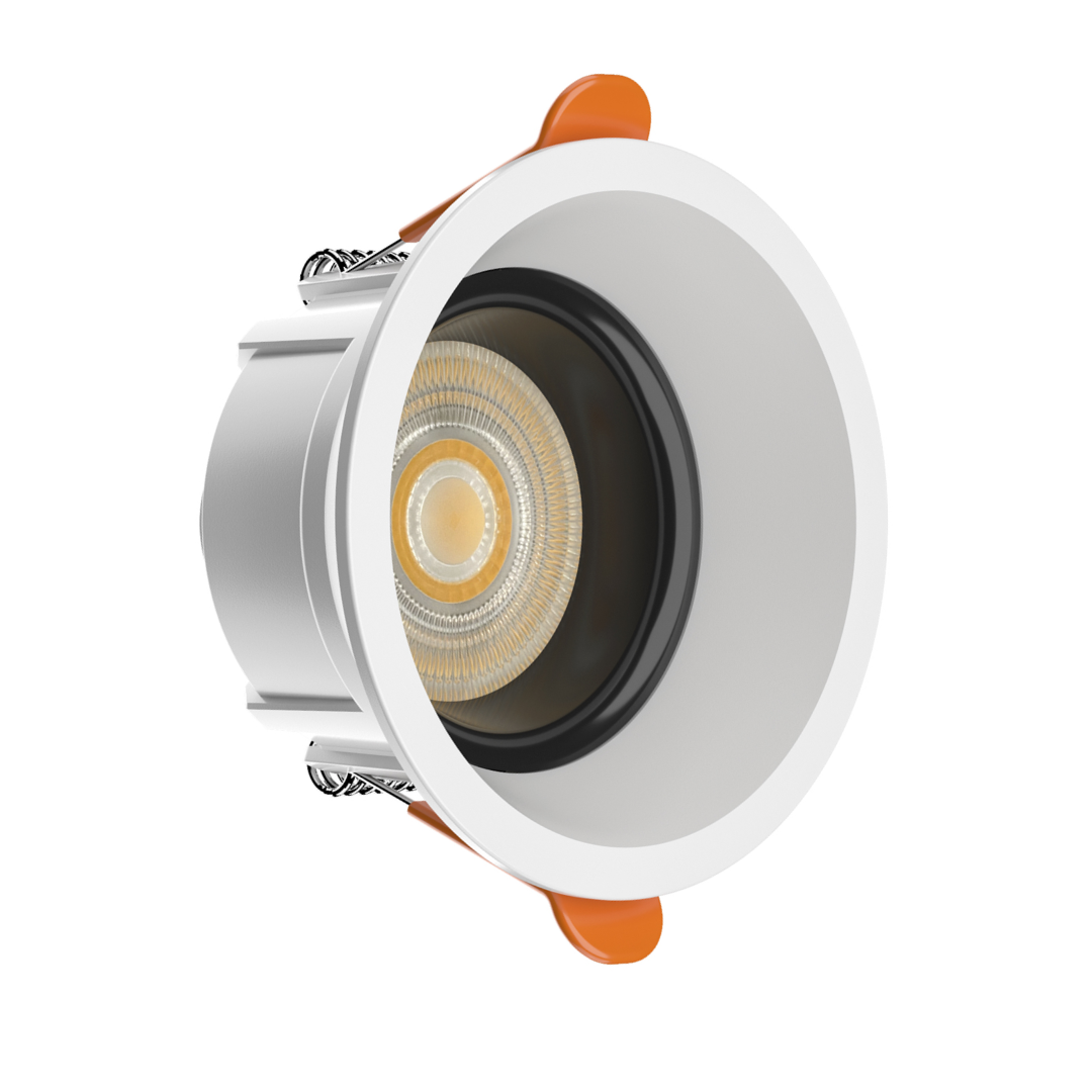 Liper 10W Recessed LED Downlight D85mm 3CCT Adjustable White Finish - Red Rhino