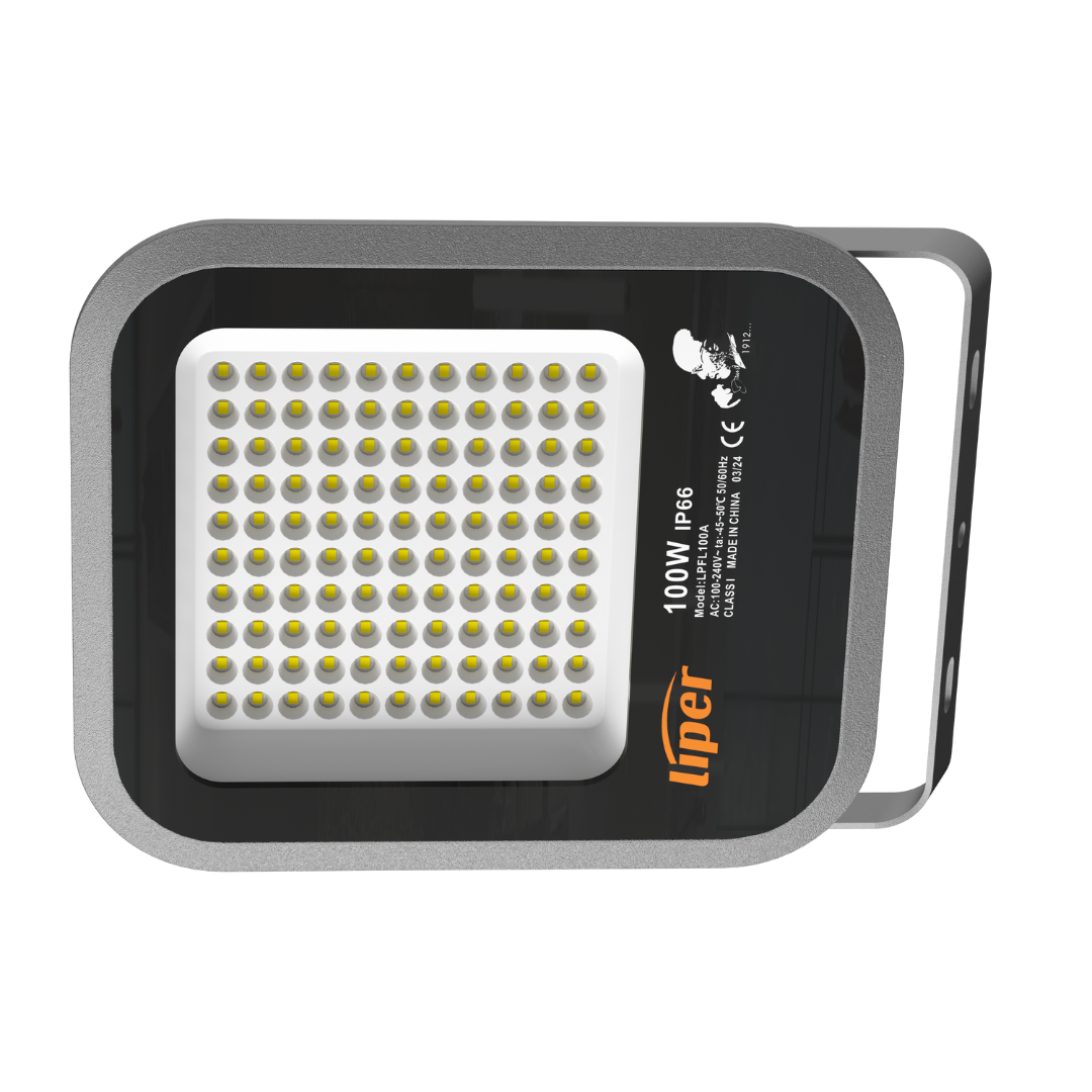 Liper 100W LED Floodlight 6500K Daylight, IP66