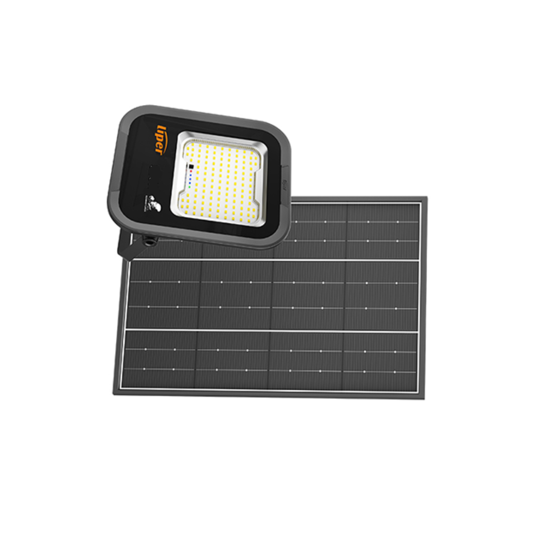 Liper 300W Solar LED Floodlight 6500K Daylight, IP65 - Red Rhino