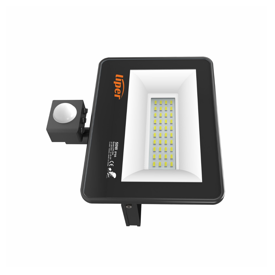 Liper 50W Sensor LED Floodlight 6500K Daylight - Red Rhino