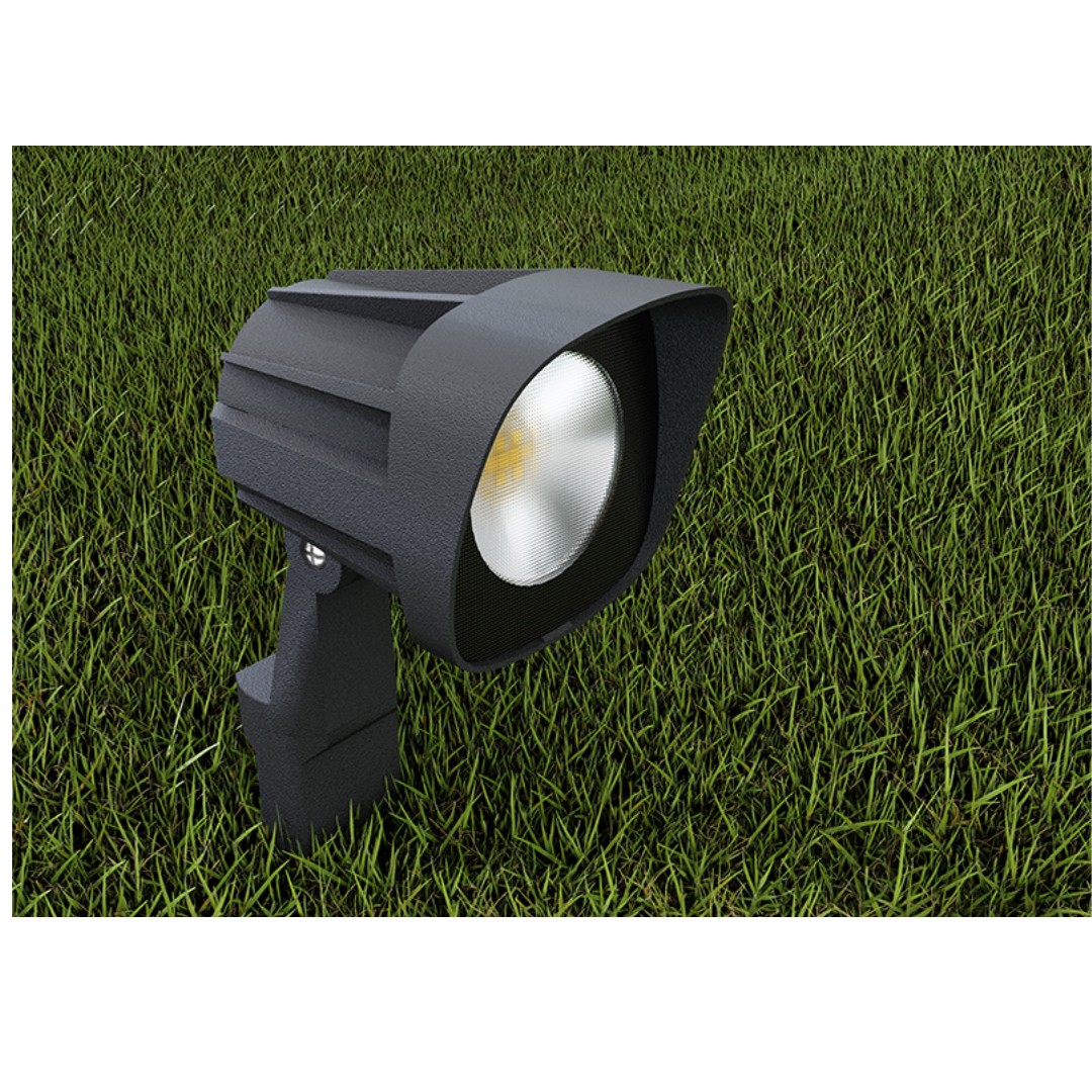 Liper 7W COB LED Spike Light 3000K Warm White, IP66 - Red Rhino