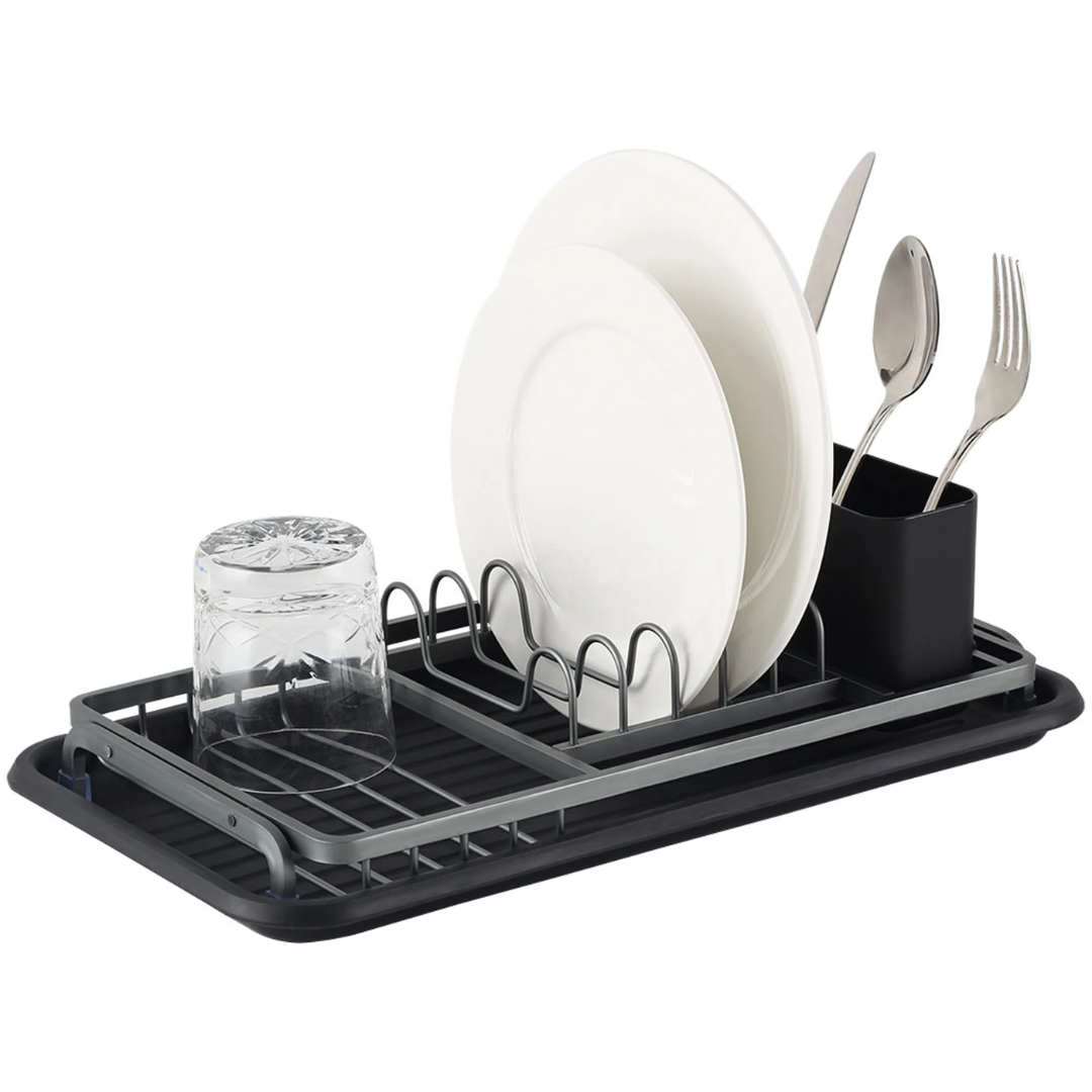 Luigi Ferrero Dish Rack Fr-3821A, 42X23X12 Cm, Black, Anodized Aluminum
