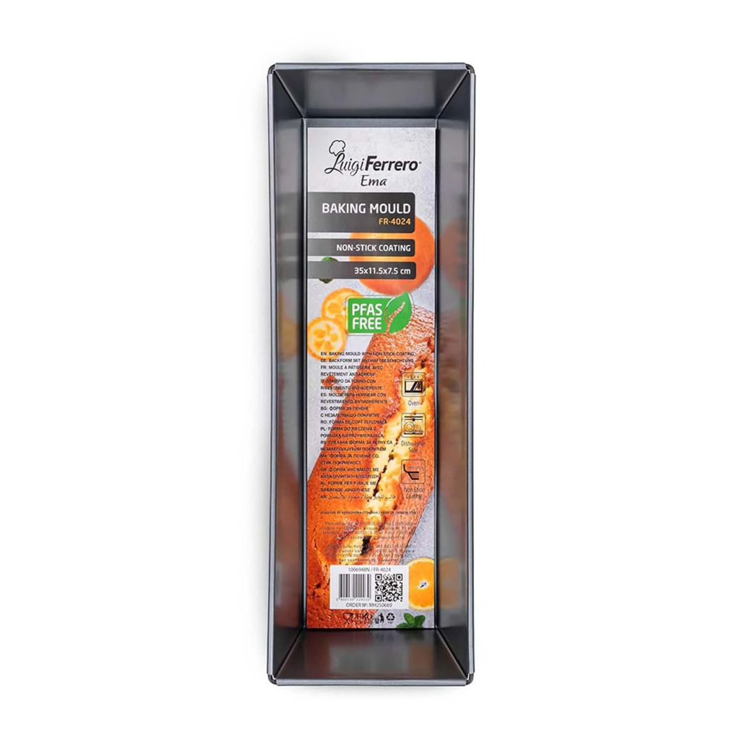 Luigi Ferrero Ema Baking Mould, 35.5X11.5X7.3 Cm Fr-4024