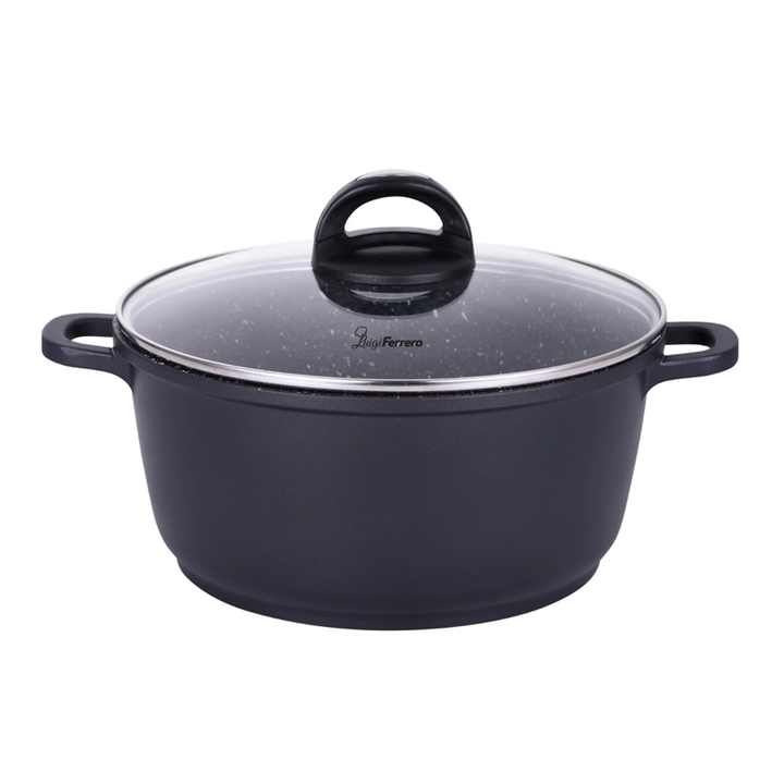 Luigi Ferrero Hanna Cooking Pot Fr-245M, 24X11.5 Cm, 4.4 L, Die-Cast, Induction