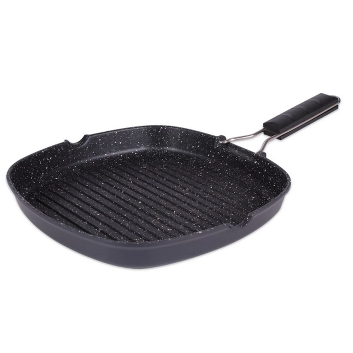Luigi Ferrero Hanna Grill Pan Fr-2810M, 28X28 Cm, Induction