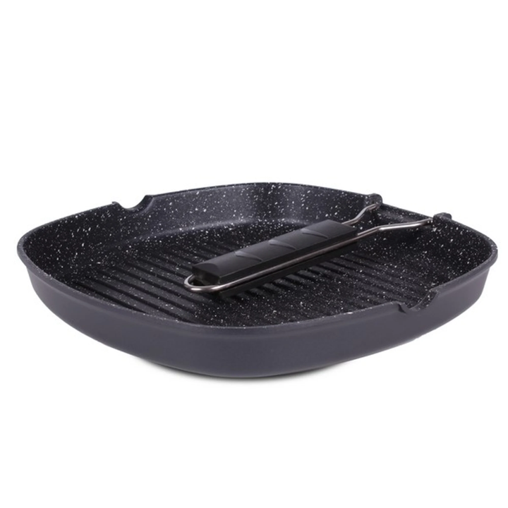 Luigi Ferrero Hanna Grill Pan Fr-2810M, 28X28 Cm, Induction