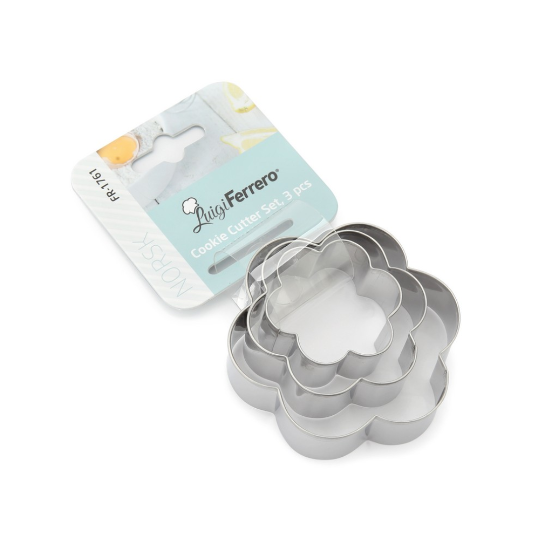 Luigi Ferrero Norsk Cookie Cutter Set, 3 Pieces Fr-1761