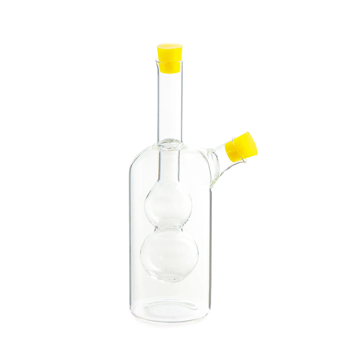 Luigi Ferrero Oil & Vinegar Container Fr-6051, Silicone Yellow Seal
