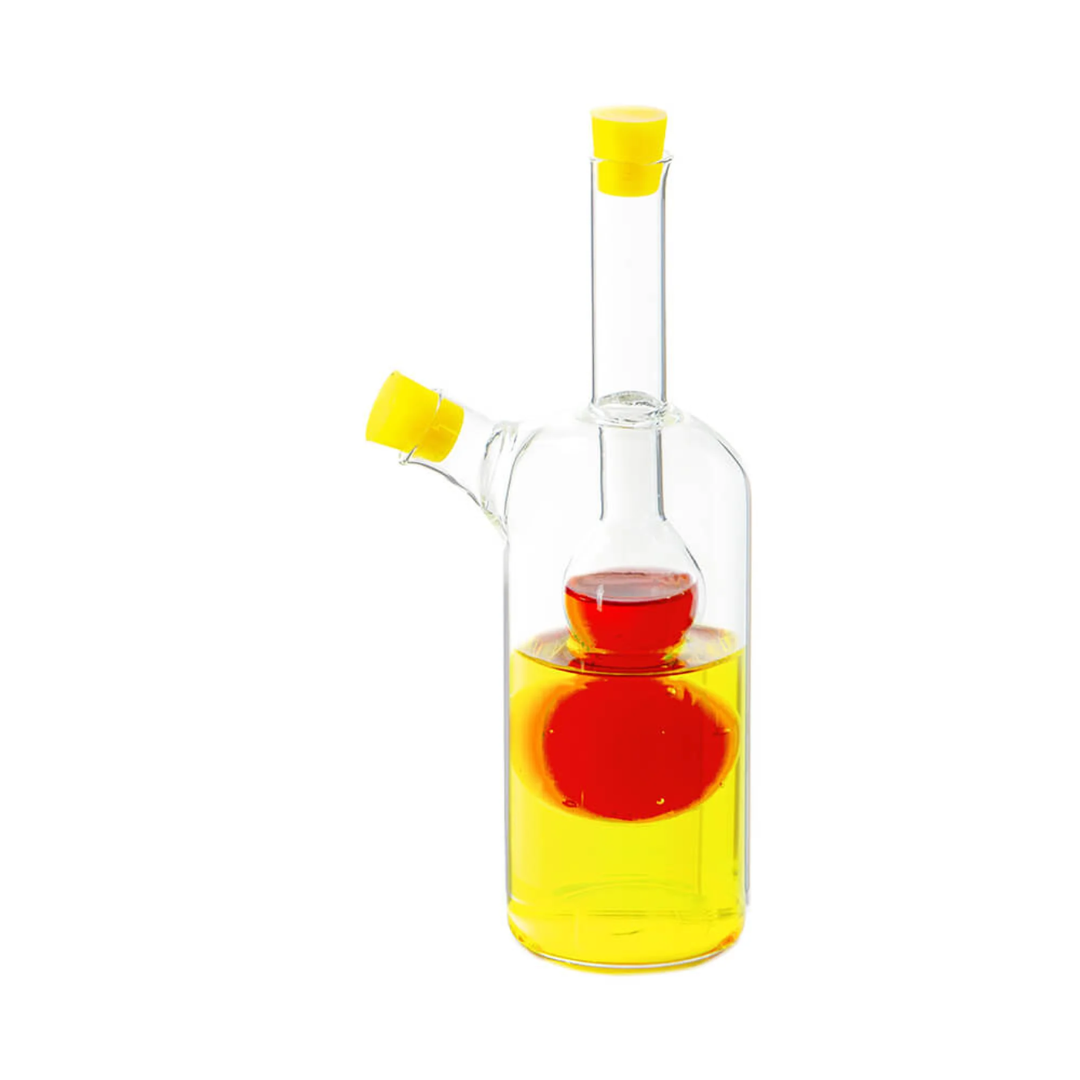 Luigi Ferrero Oil & Vinegar Container Fr-6051, Silicone Yellow Seal