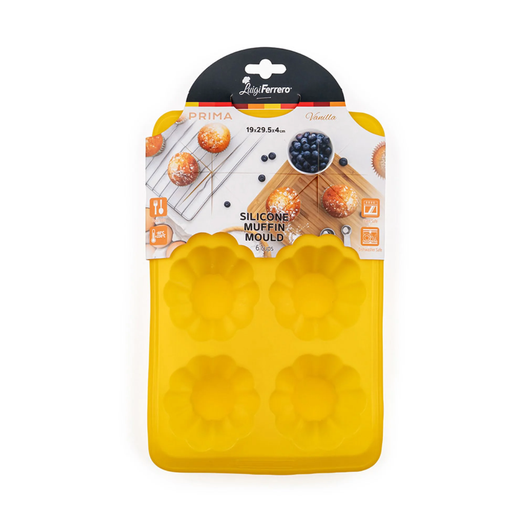 Luigi Ferrero Prima Baking Mould Fr-1872P, 19X29.5X4 Cm, 6 Pieces
