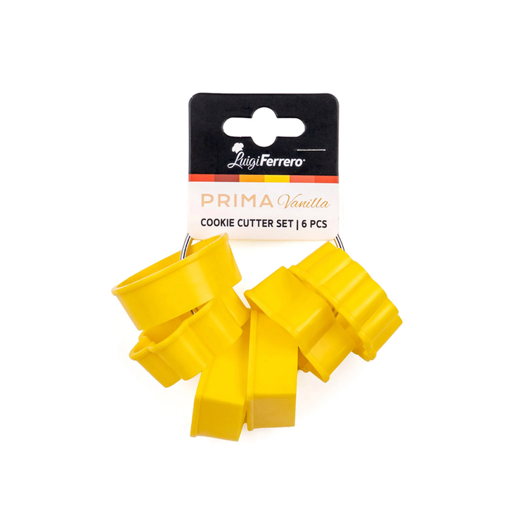 Luigi Ferrero Prima Cookie Cutter Set With Ring Fr-1508, 6 Pieces