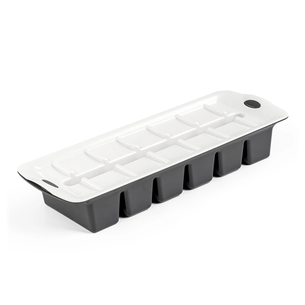 Luigi Ferrero Prima flexible ice-cube tray with lid FR-1504 27cm, front view