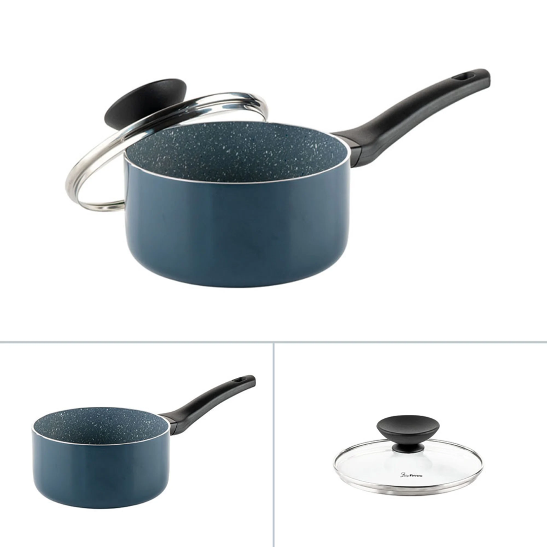 Luigi Ferrero Prima Saucepan Fr-1615, 16X8 Cm, 1.5 L, W/Lid