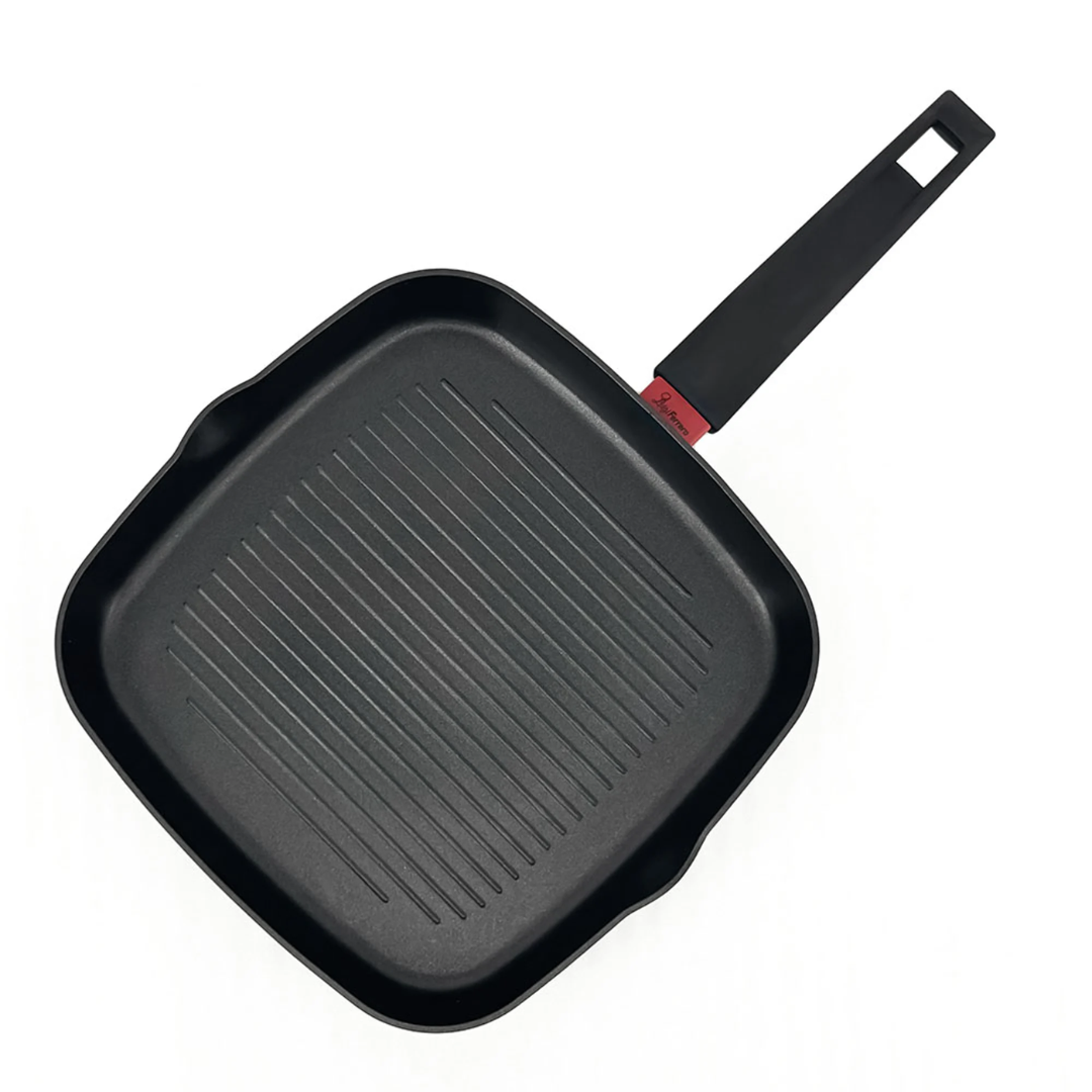 Luigi Ferrero Rosso Grill Pan Fr-2842, 28X28 Cm