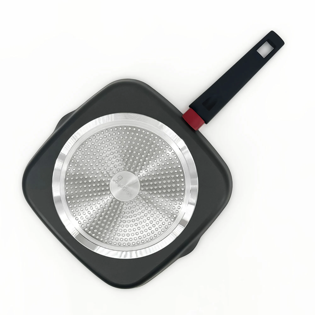 Luigi Ferrero Rosso Grill Pan Fr-2842, 28X28 Cm