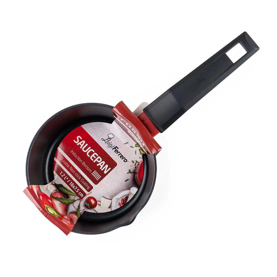 Luigi Ferrero Rosso Saucepan Fr-1675, 16X7.5 Cm, 1.2 L, Without Lid