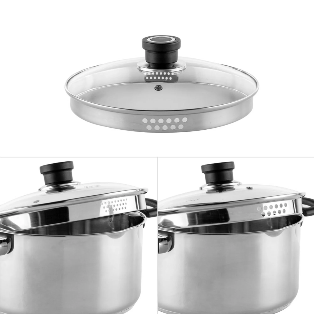 Luigi Ferrero Sophia Cooking Pot Fr-3406, 26X14 Cm, 7 L, With Spout