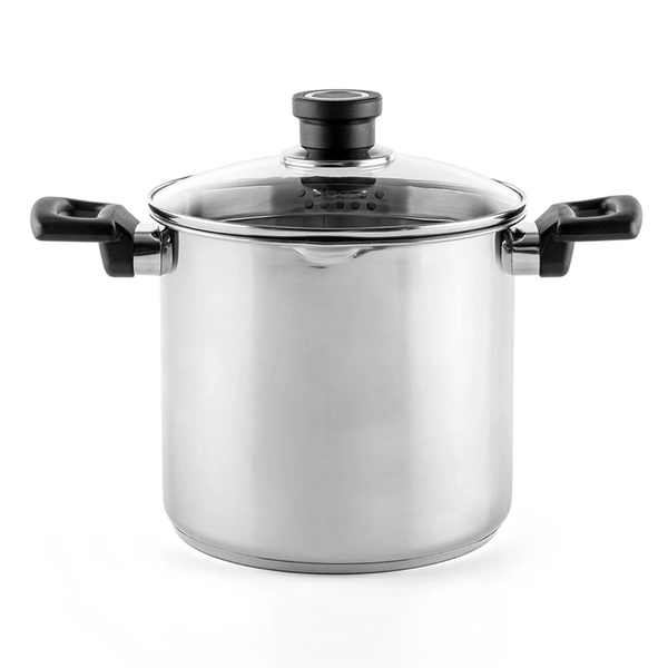 Luigi Ferrero Sophia Deep Cooking Pot Fr-3408, 24X20 Cm, 8.6 L, With Spout