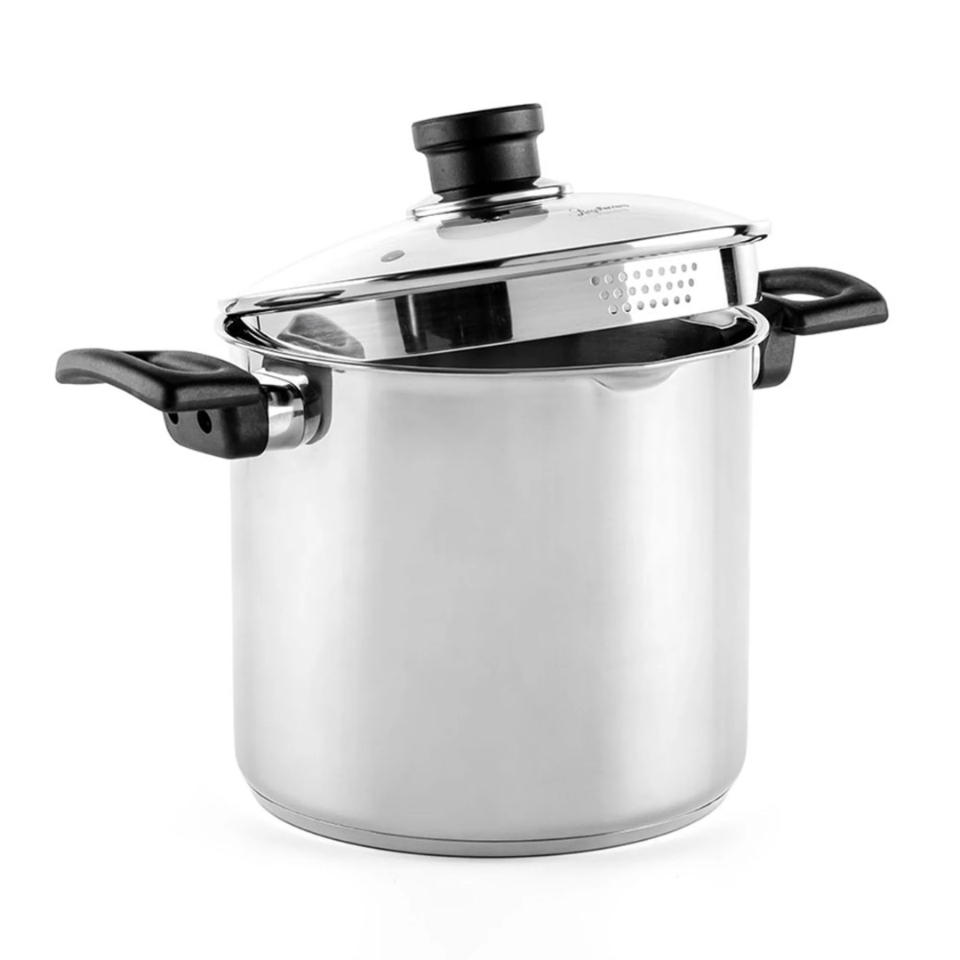 Luigi Ferrero Sophia Deep Cooking Pot Fr-3408, 24X20 Cm, 8.6 L, With Spout