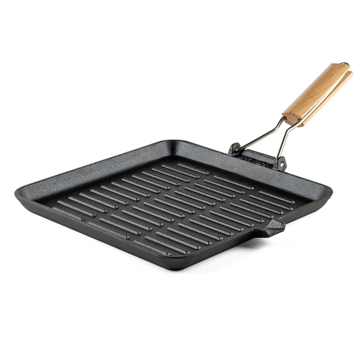Luigi Ferrero Tika Grill Pan Fr-2826Ci, 28X28 Cm, Cast Iron