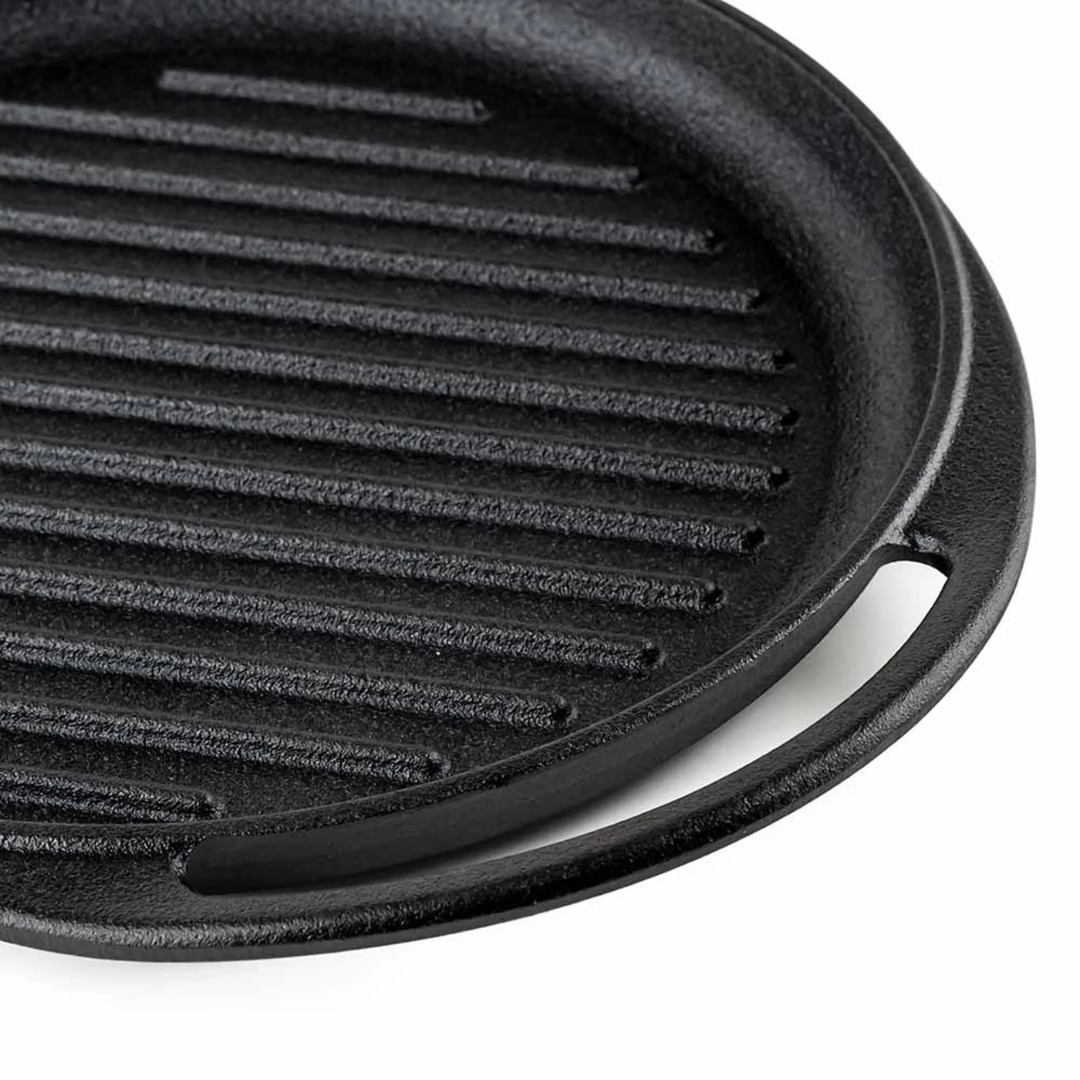 Luigi Ferrero Tika Grill Plate Fr-3226Ci, 31.8X25.5X2.5 Cm, Cast Iron