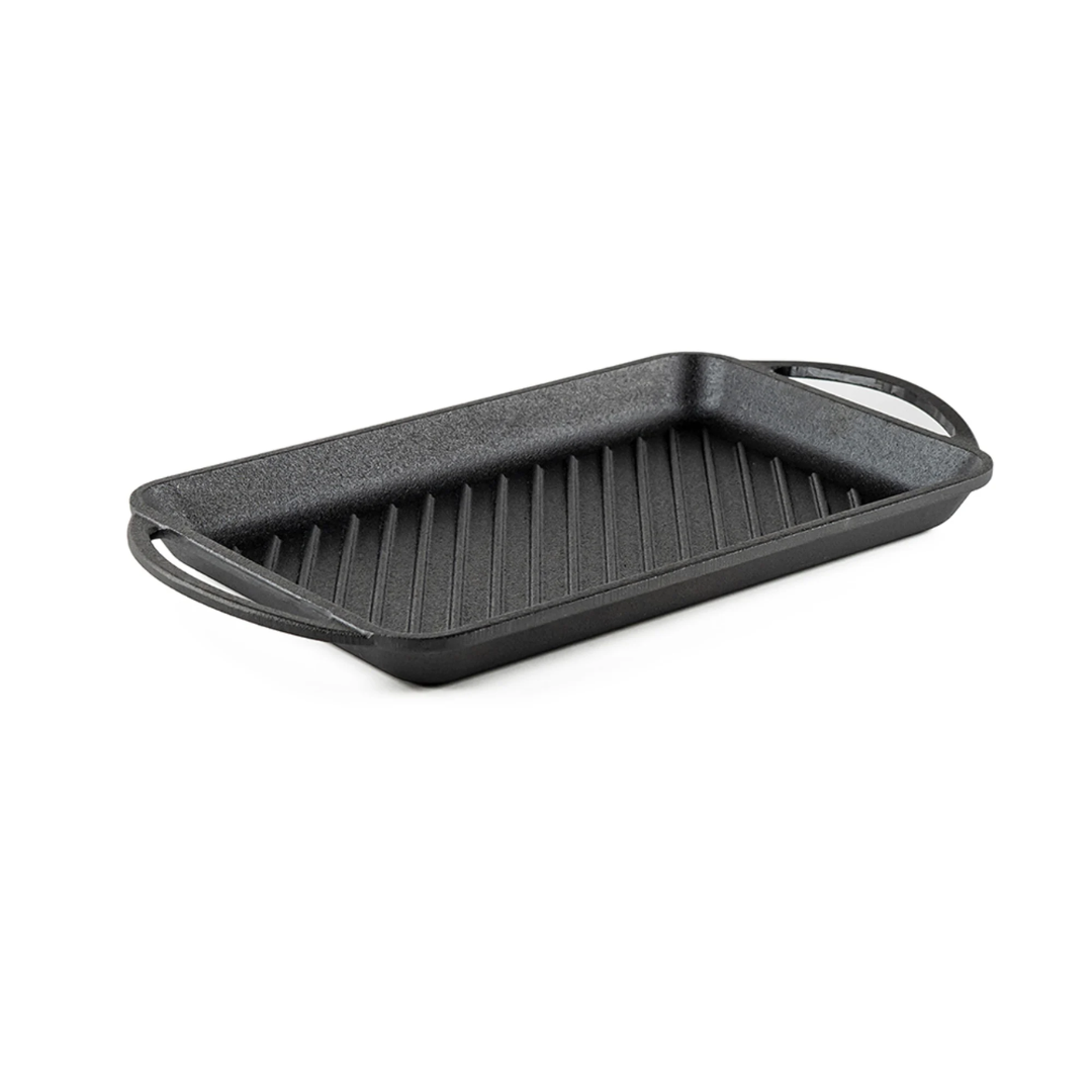 Luigi Ferrero Tika Grill Plate Fr-3422Ci, 33.5X22X3 Cm, Cast Iron