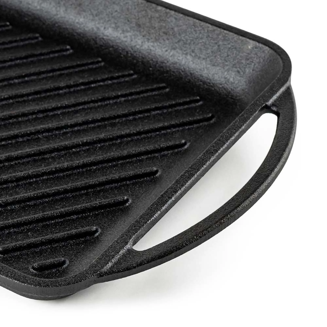 Luigi Ferrero Tika Grill Plate Fr-3422Ci, 33.5X22X3 Cm, Cast Iron