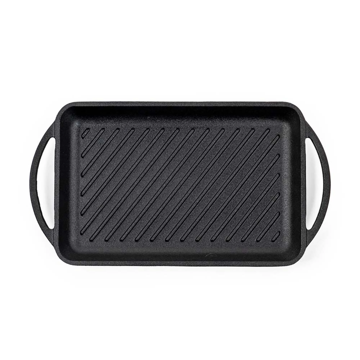 Luigi Ferrero Tika Grill Plate Fr-3422Ci, 33.5X22X3 Cm, Cast Iron