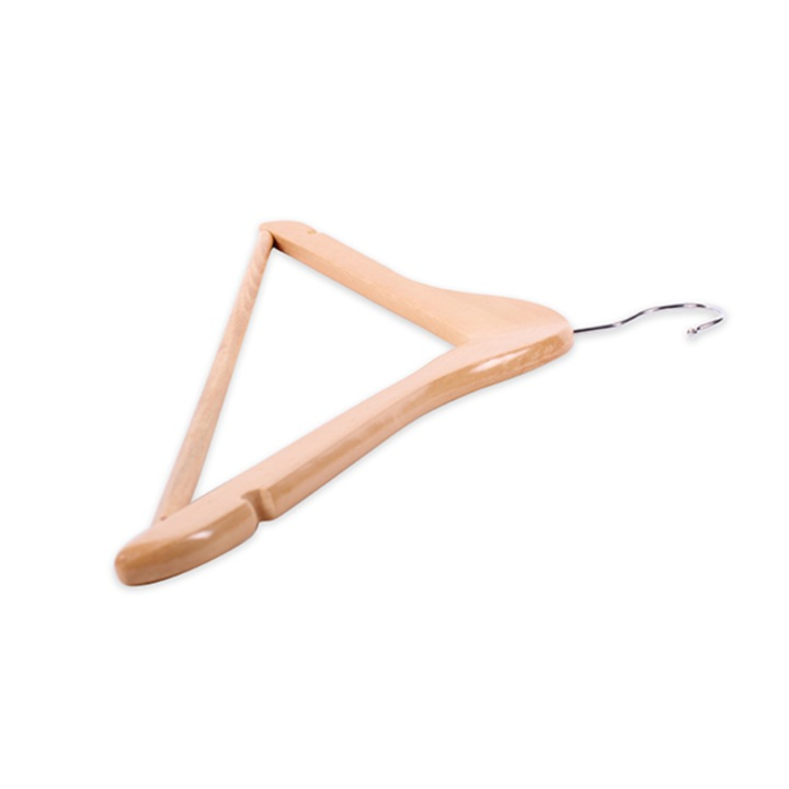 Luigi Ferrero wooden jacket hanger FR-4455BC, alternate view