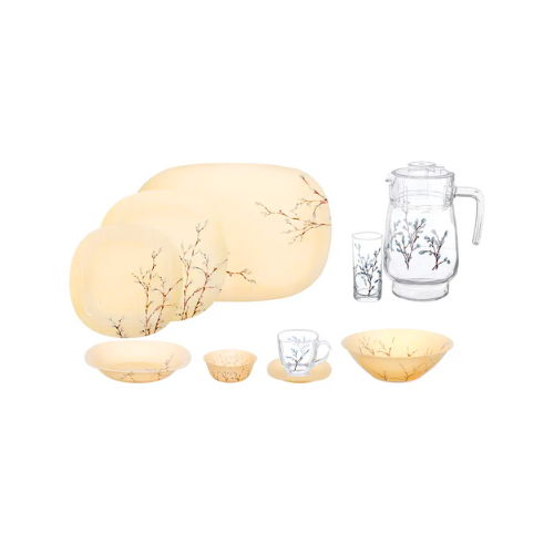 Luminarc Neo Carina Hana Beige 46-Piece Dinner Set - Red Rhino