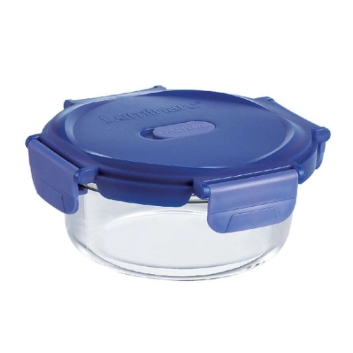 Luminarc Pure Box Putina Glass Storage Box with Lid Round 1000ml V6454 - Red Rhino