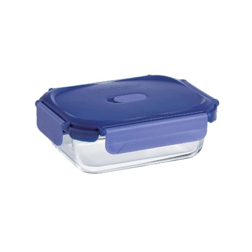 Luminarc Pure Box Putina Glass Storage Box with Lid - 1040ML Rectangle V6450 - Red Rhino