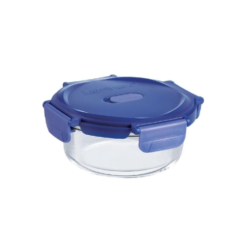 Luminarc Pure Box Putina Glass Storage Box with Lid Round 400ml V6452 - Red Rhino