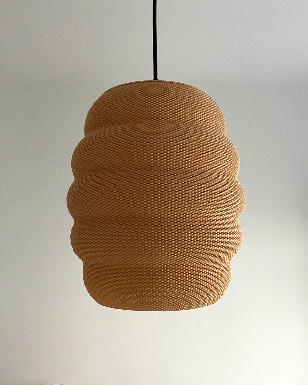 Print3D Africa BEEHIVE Pendant Lamp product view - Red Rhino Kenya