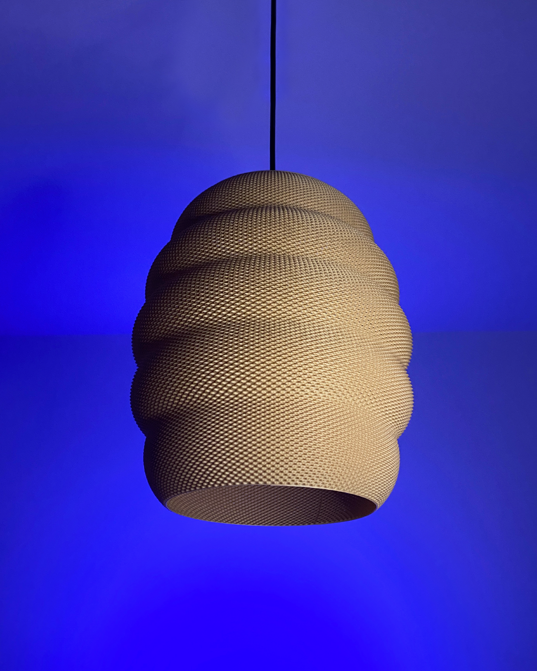 Print3D Africa BEEHIVE Pendant Lamp - Red Rhino Kenya