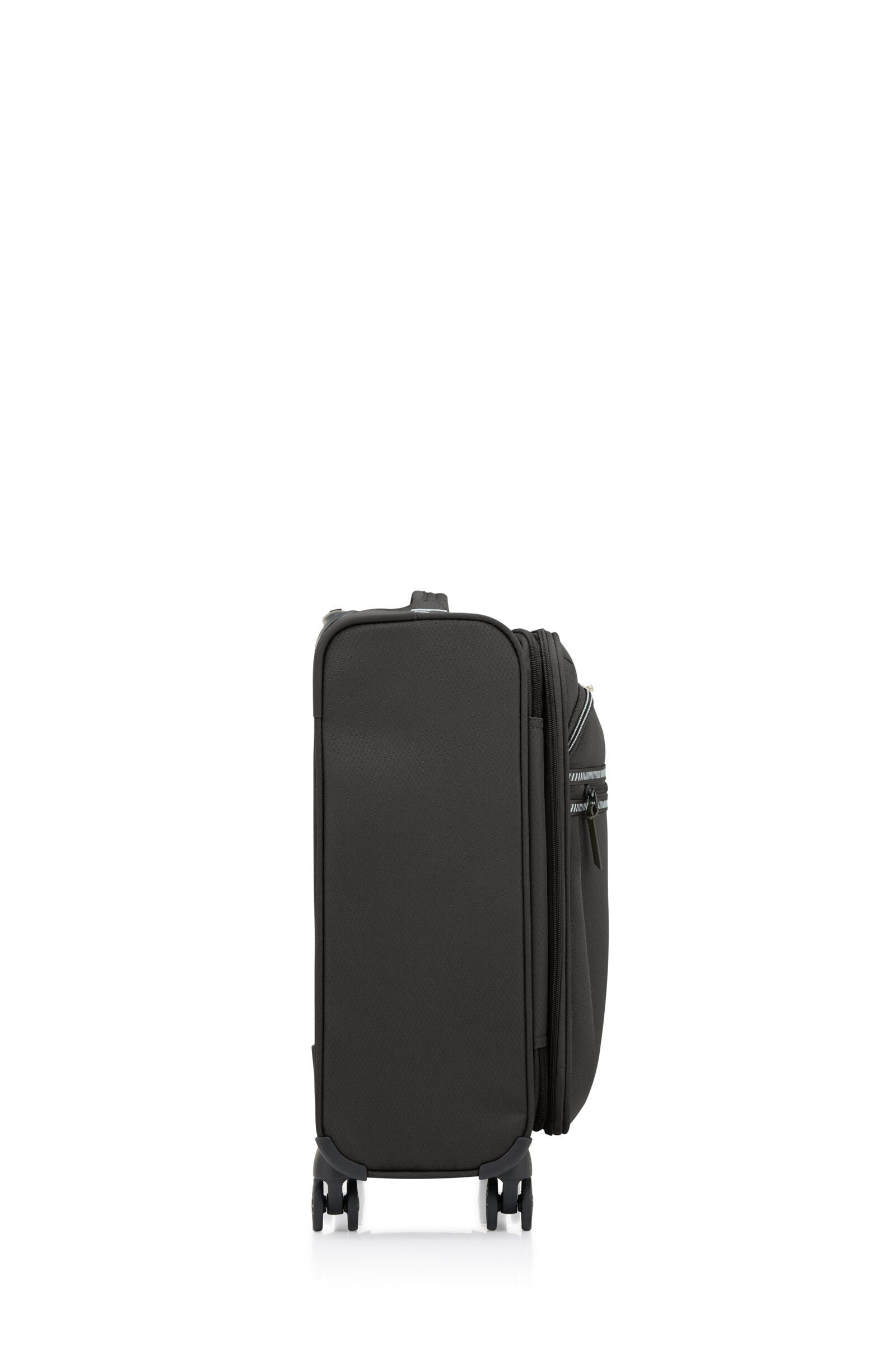 American Tourister Aerospin Expandable Spinner 55 cm — Black Cabin Suitcase