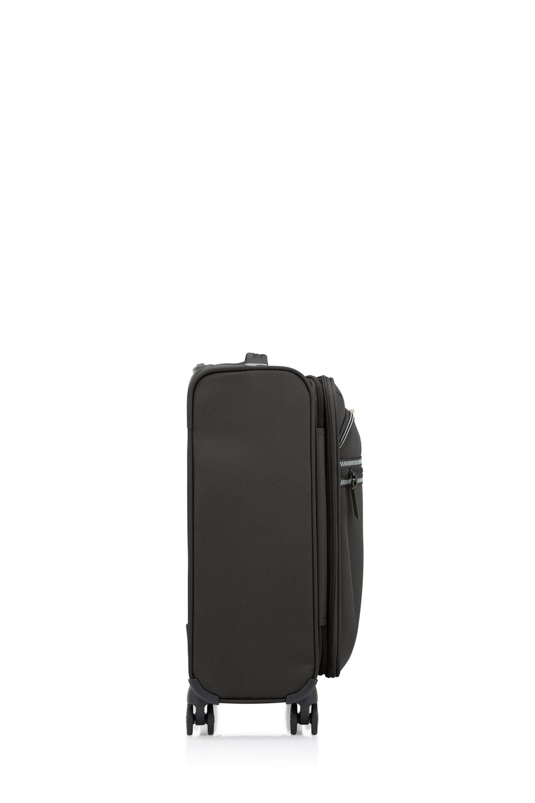 American Tourister Aerospin Expandable Spinner 55 cm — Black Cabin Suitcase