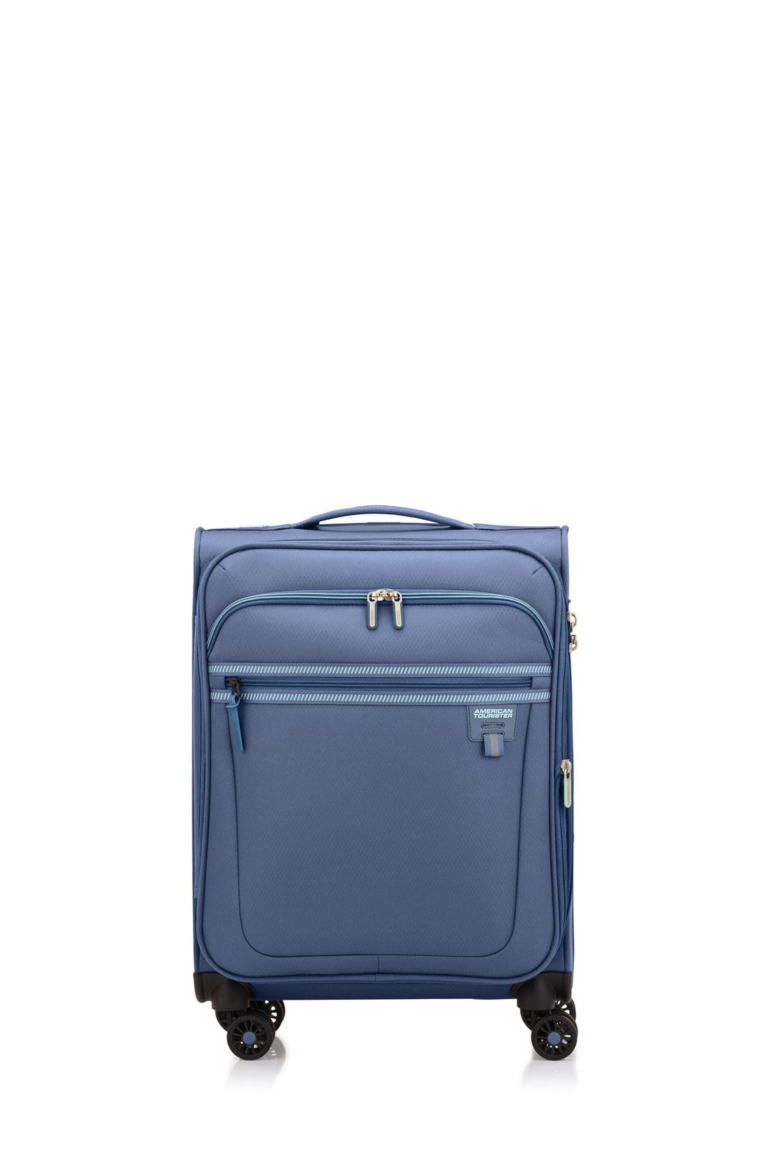 American Tourister Aerospin Expandable Spinner 55 cm — Indigo Cabin Suitcase