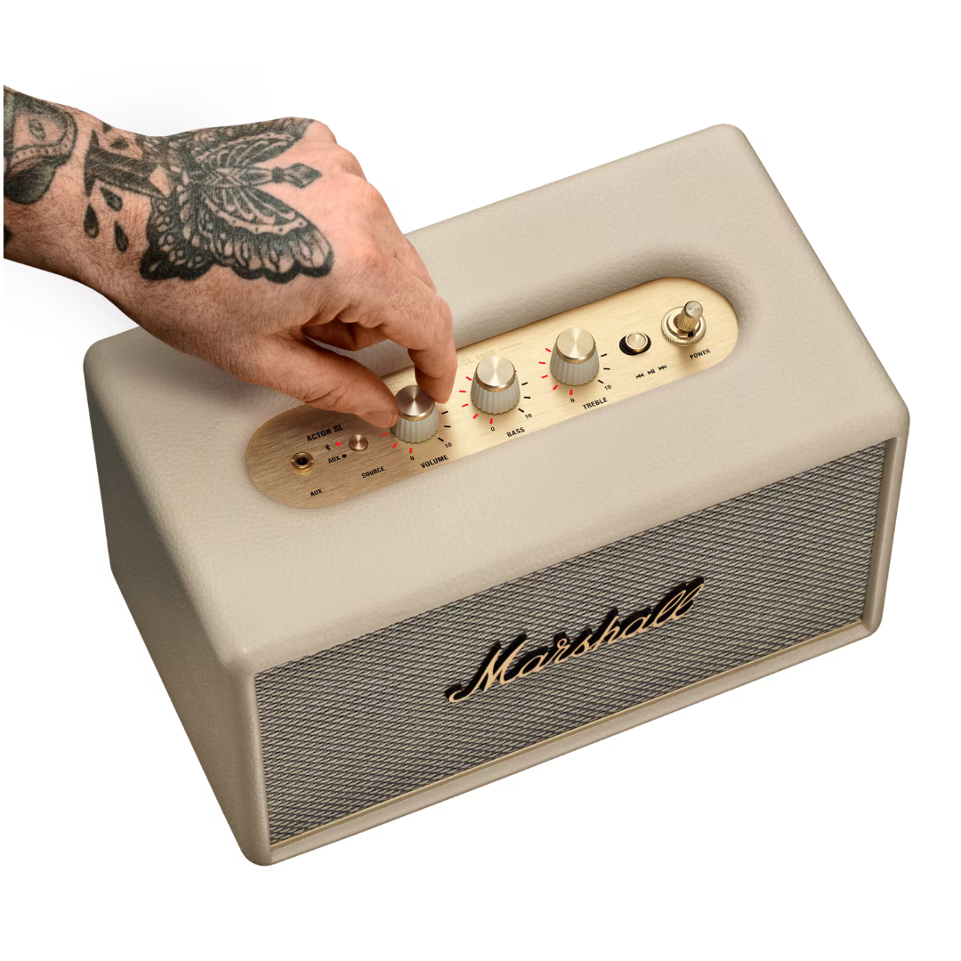 Marshall Acton III Bluetooth Home Speaker – Cream