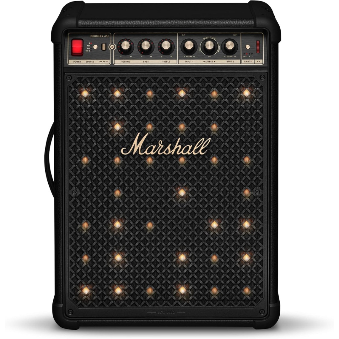 Marshall Bromley 450 Bluetooth Party Speaker – Black & Brass