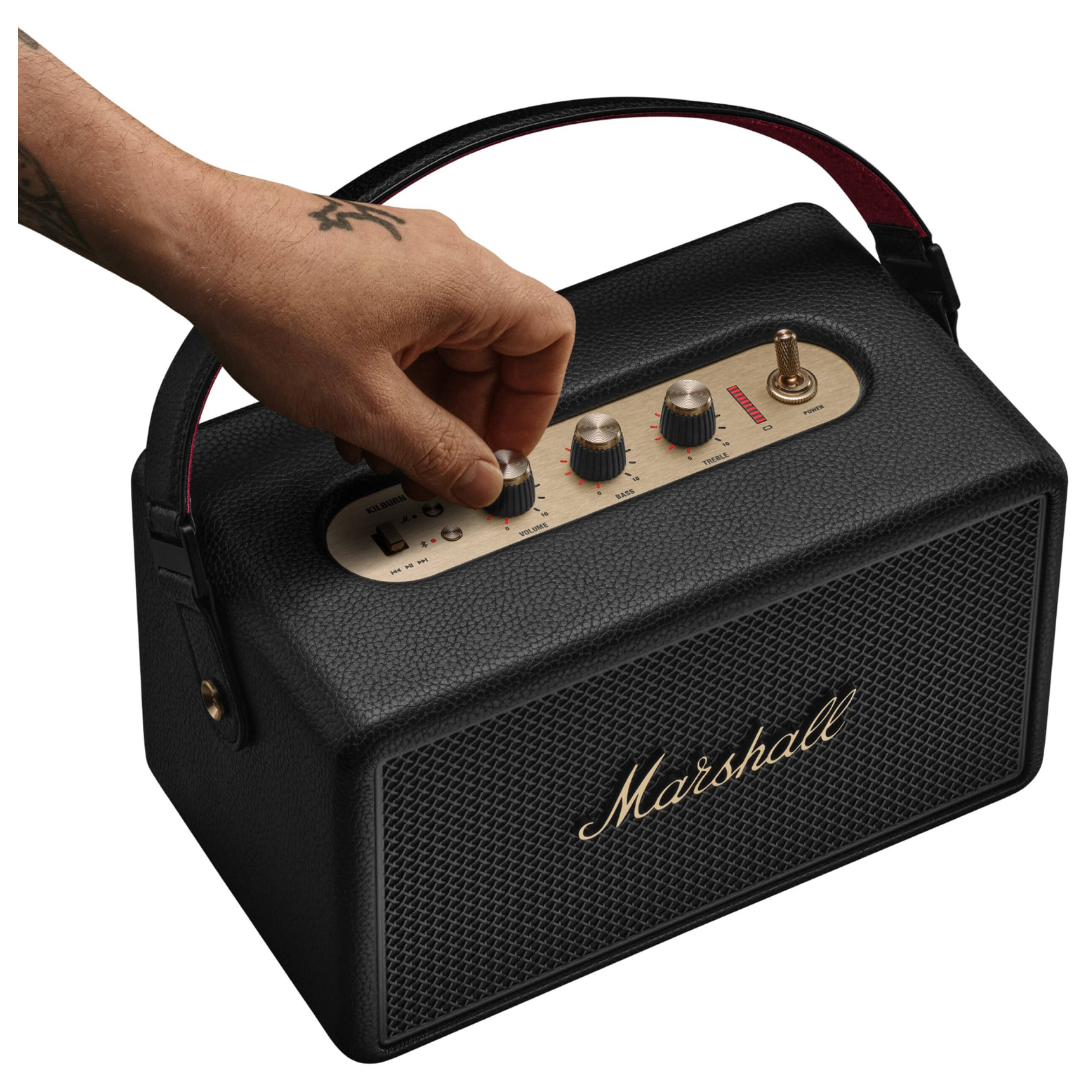 Marshall Kilburn III Bluetooth Speaker – Black & Brass