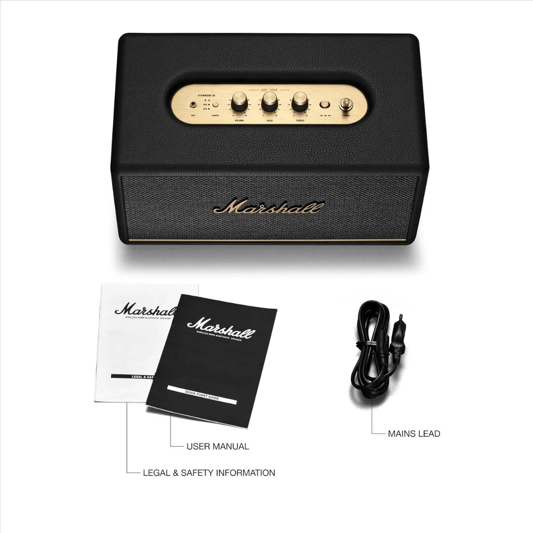 Marshall Stanmore III Bluetooth Home Speaker – Black